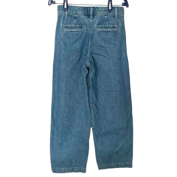 Aritzia Wilfred Free High Rise Wide Leg Jeans 26x28 Women’s 0 100% Cotton - Picture 3 of 7